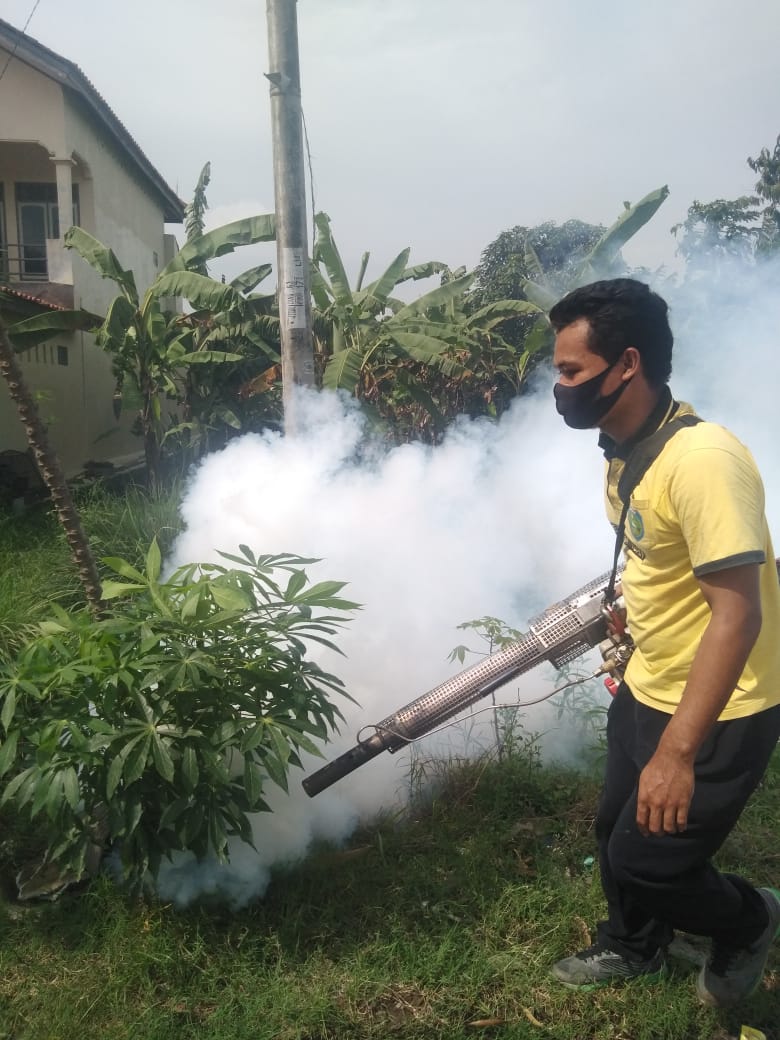 Pemdes Cangkingan lakukan Fooging massal 
