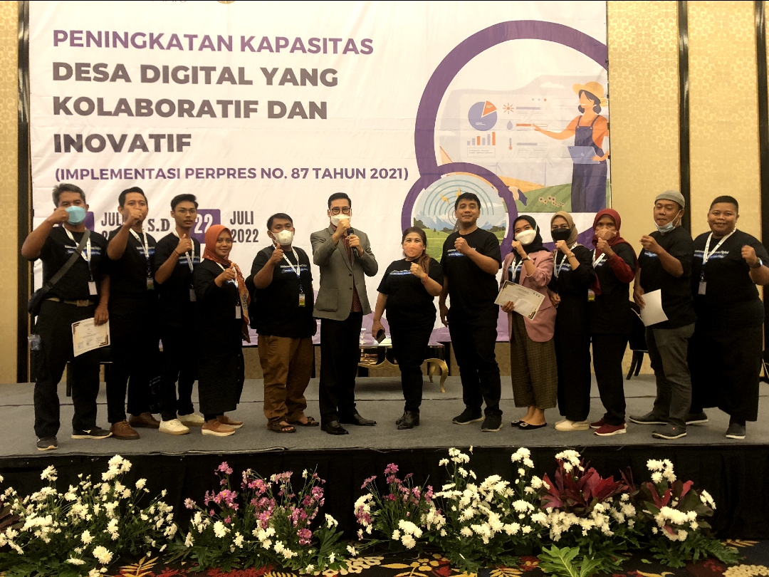 Desa Cangkingan salah satu desa pilihan mengikuti Bimtek Literasi Digital